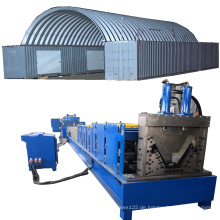 Schraubgeschäfte Metallfliesen Formmaschine Quonset Hütten Gebäudemaschine Dachgebäudemaschine